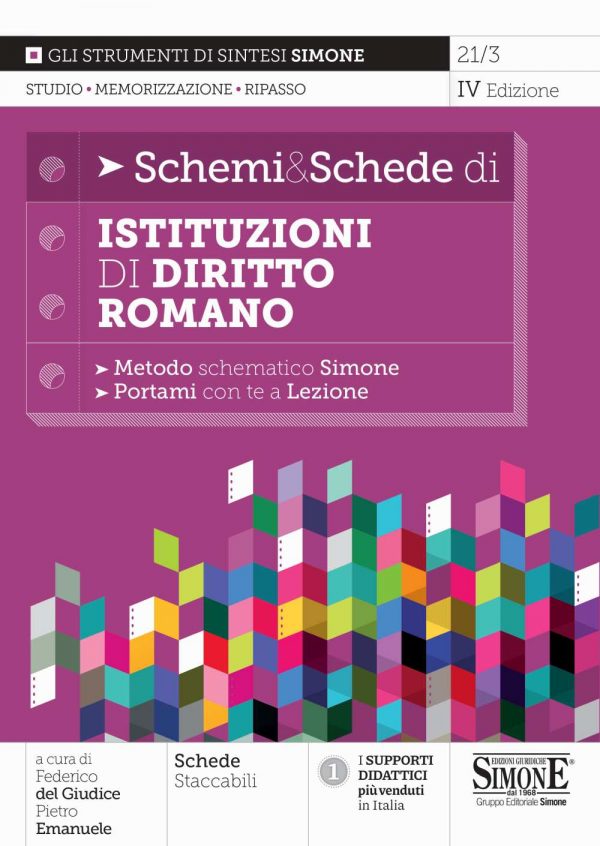 Schemi & Schede di Istituzioni di Diritto Romano - 21/3