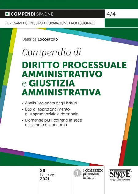 Compendio Di Diritto Processuale Amministrativo E Giustizia ...