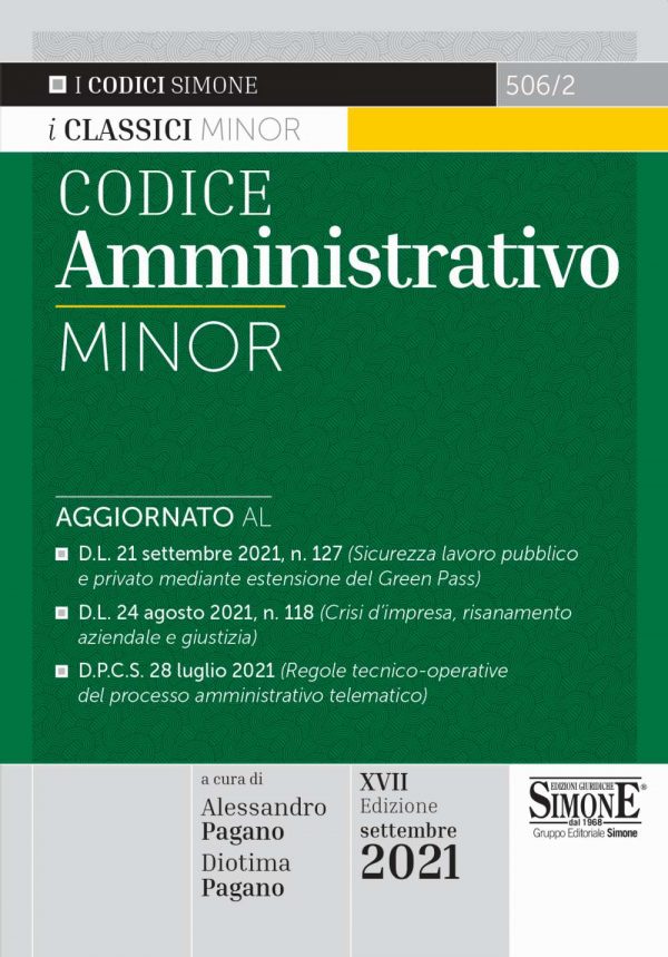 Codice Amministrativo Minor 2021