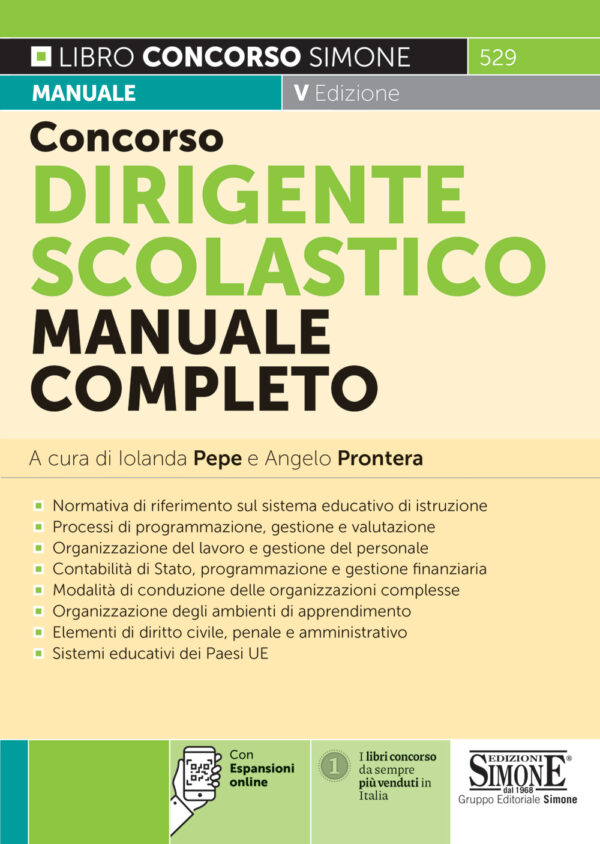 Manuale Dirigente Scolastico Concorso 2022