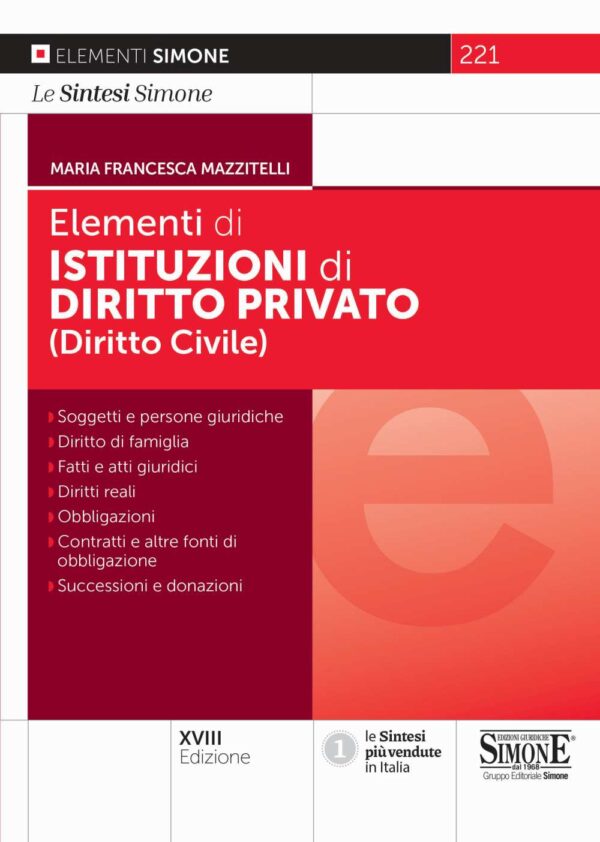 Elementi di Istituzioni di Diritto Privato (Diritto Civile) - 221