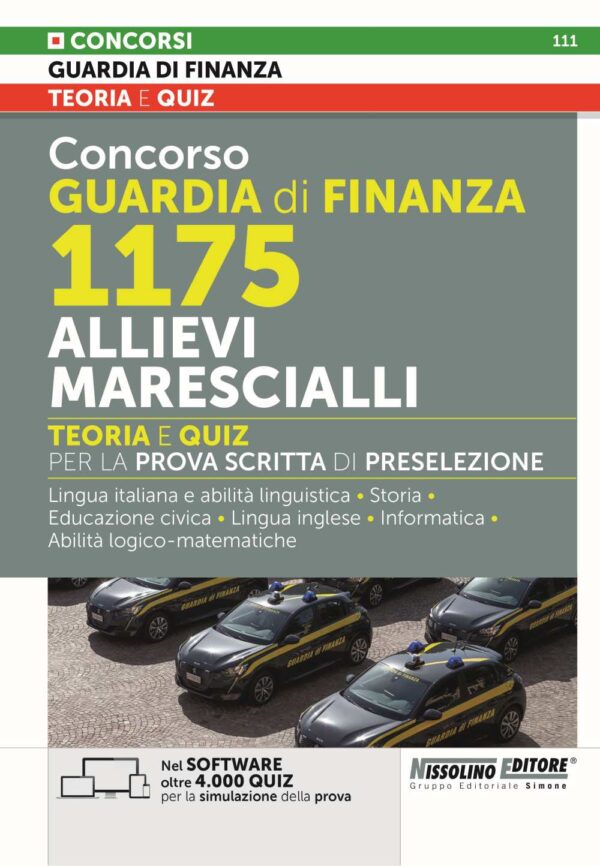 Libro concorso guardia di finanza
