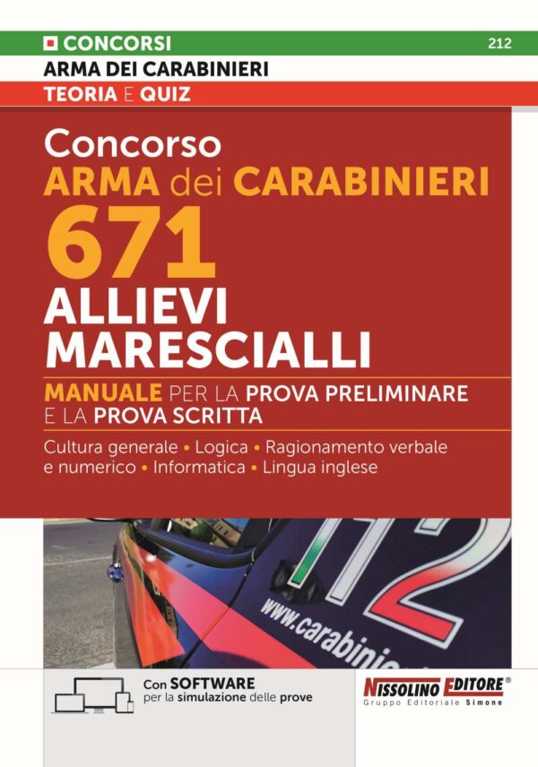 Concorso allievi Carabinieri 2022
