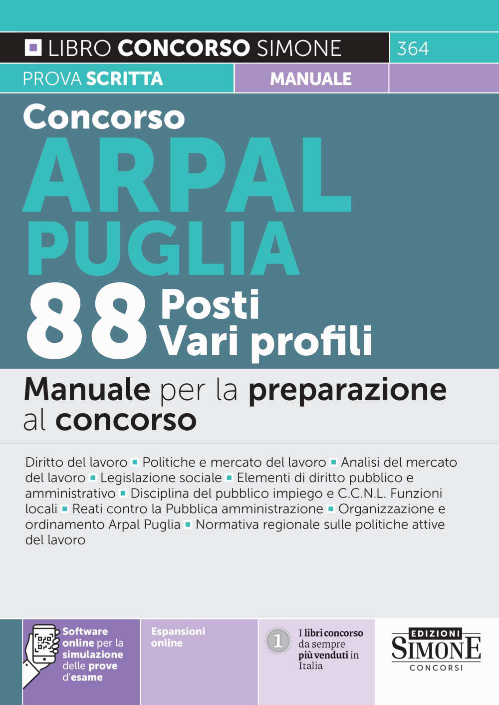 Concorso Arpal Puglia 88 Posti Vari profili - Manuale - 364