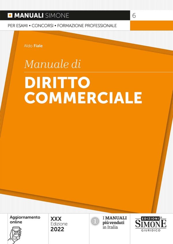 Manuale di diritto commerciale 2022