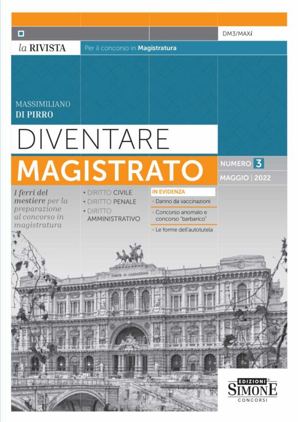 rivista diventare magistrato max di pirro