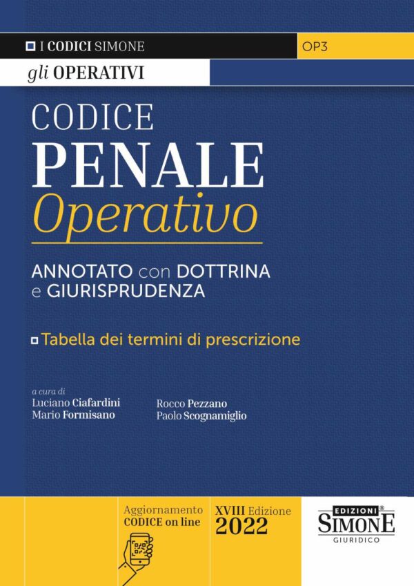 Codice Penale Operativo 2022
