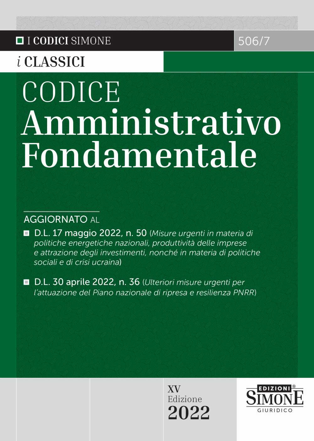 Codice Amministrativo Fondamentale - 506/7