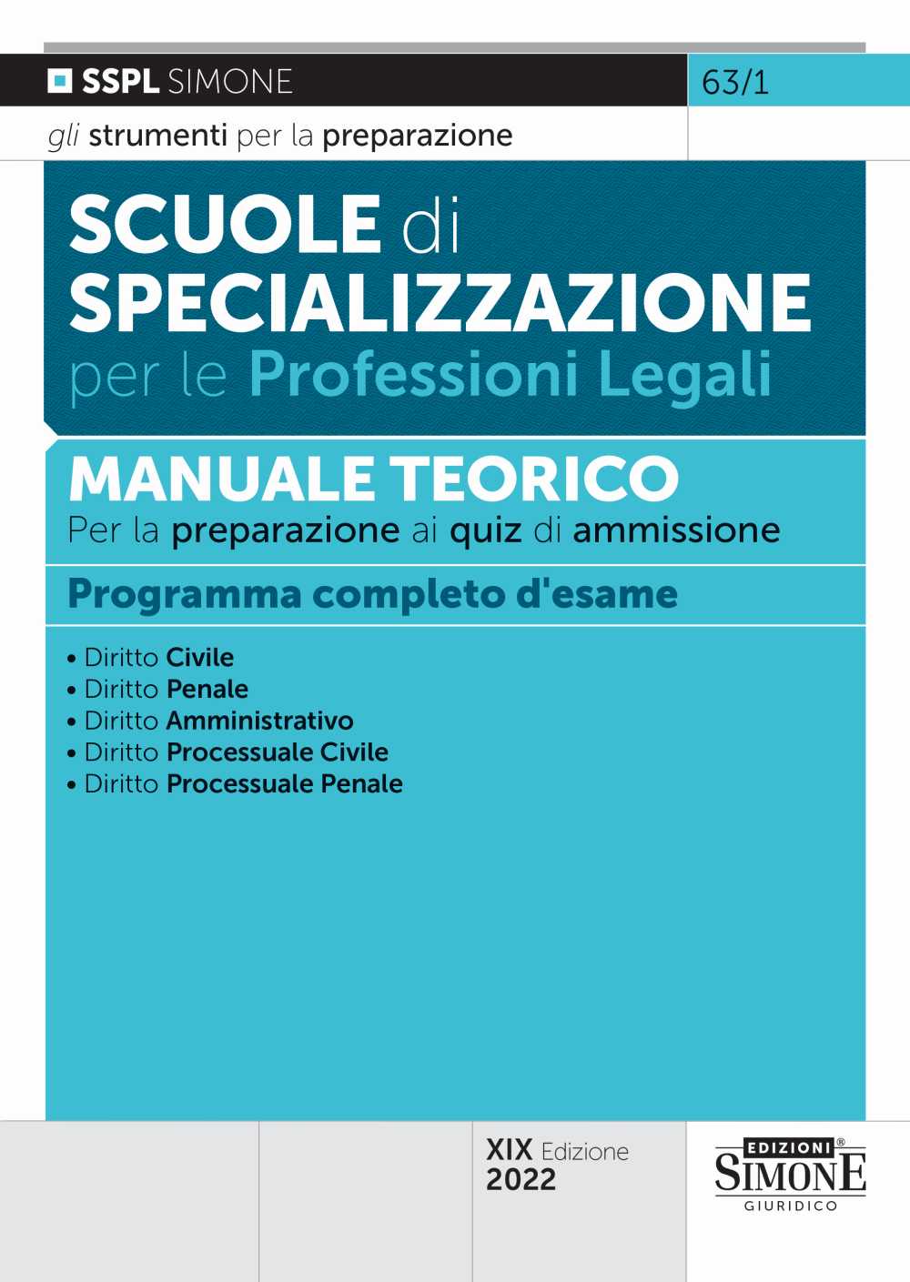 Manuale Scuole di Specializzazione per le Professioni Legali