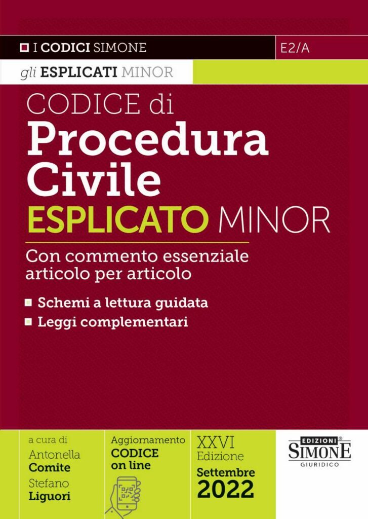 CODICE Procedura Civile ESPLICATO MINOR