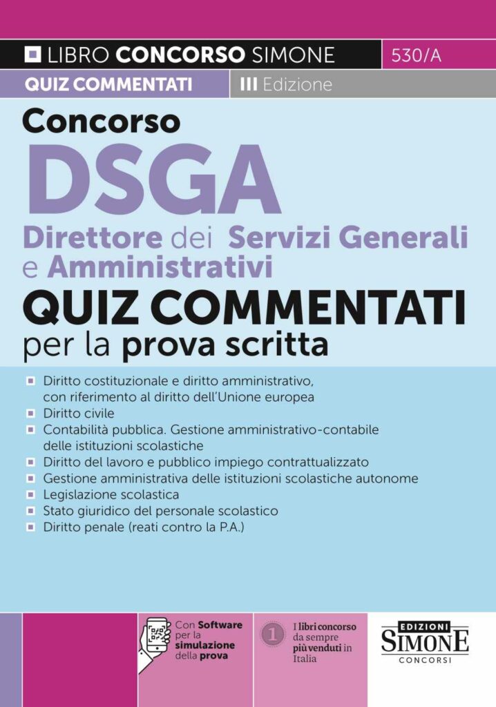 Manuale quiz Concorso DSGA