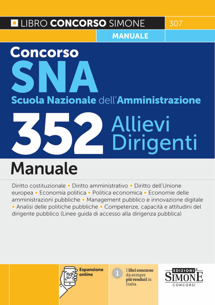 Manuale Concorso SNA 352 Allievi Dirigenti