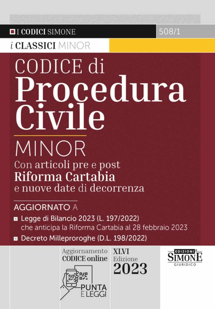 Codice di Procedura Civile Minor