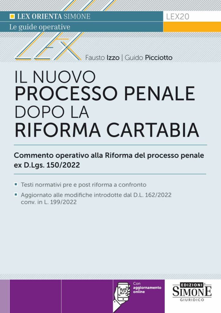 La riforma Cartabia del processo penale Edizioni Simone