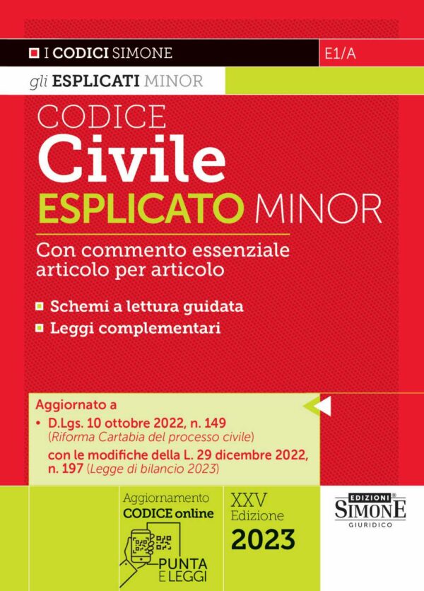 Codice Civile Esplicato Minor - E1/A