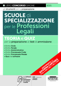Manuale Scuole di Specializzazione per le Professioni Legali 2023