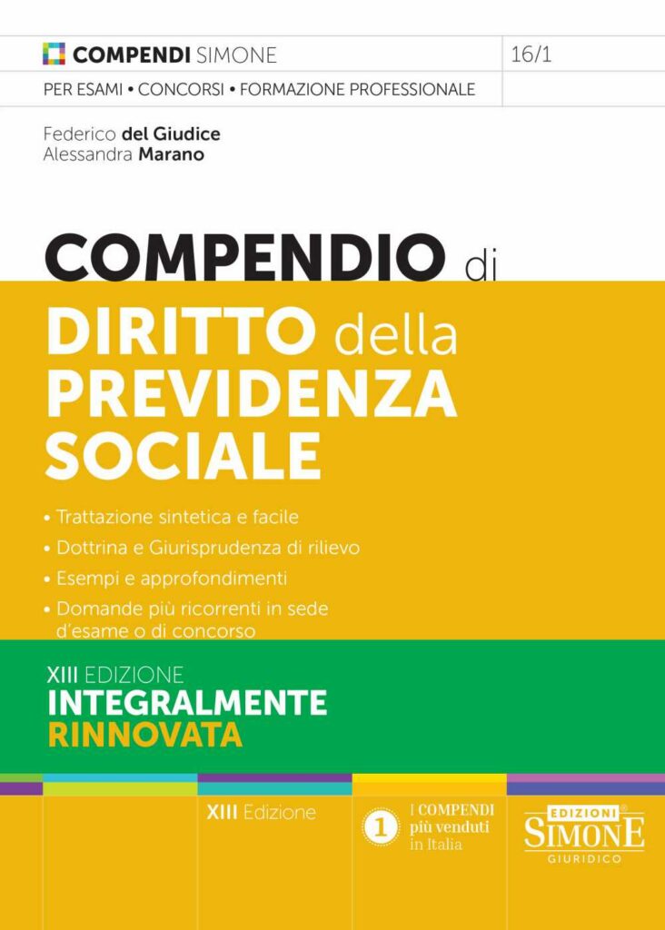 Compendio di Diritto della Previdenza Sociale - 16/1