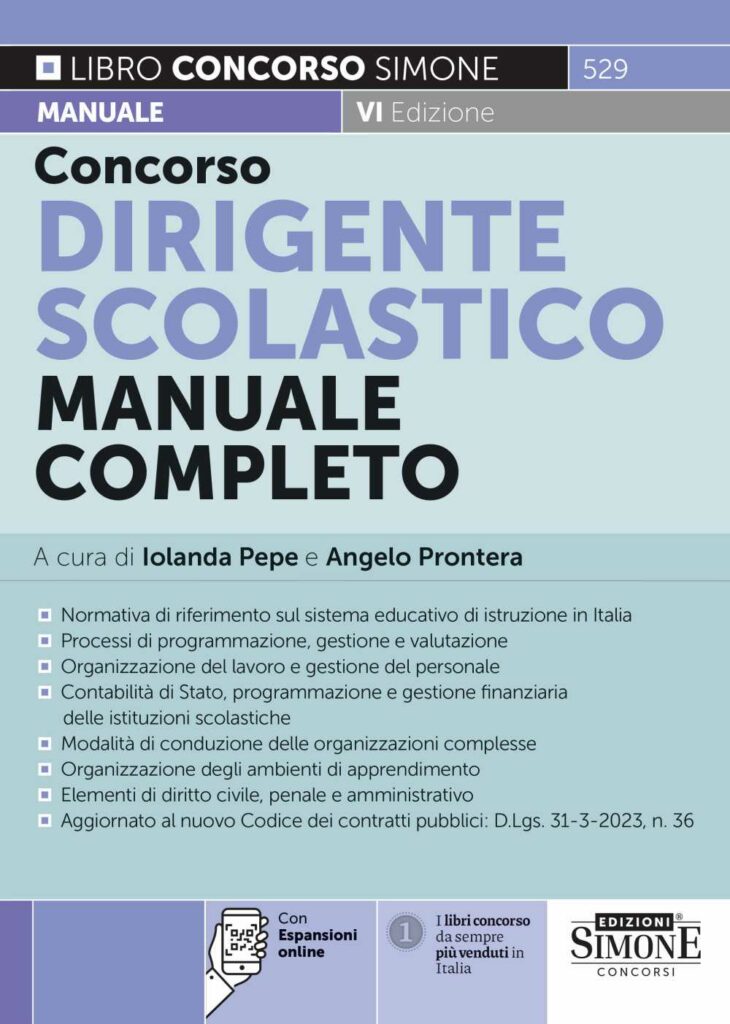 Concorso Dirigente Scolastico - Manuale Completo