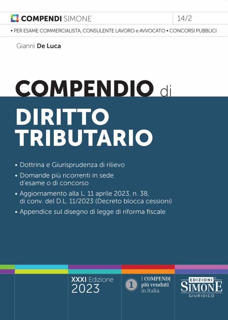 Compendio di Diritto Tributario 2023