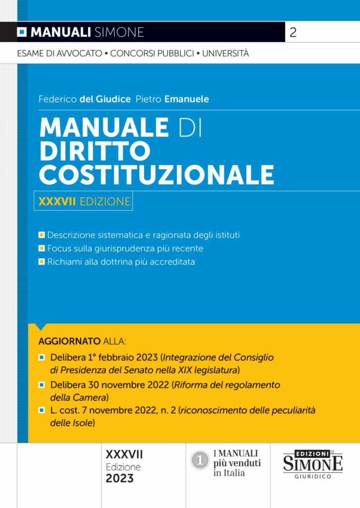 Manuale di Diritto Costituzionale