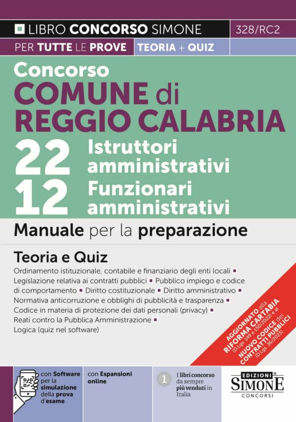 manuale Concorso Comune di Reggio Calabria 2023