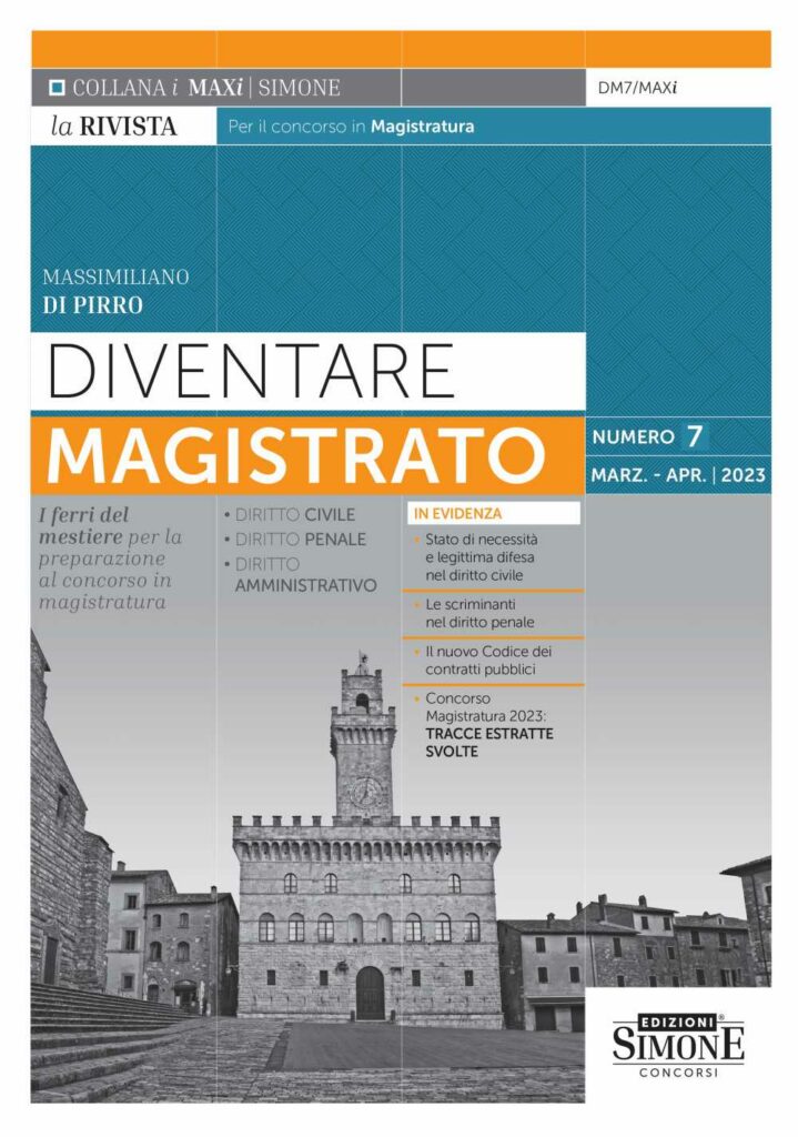 Rivista Diventare Magistrato aprile 2023