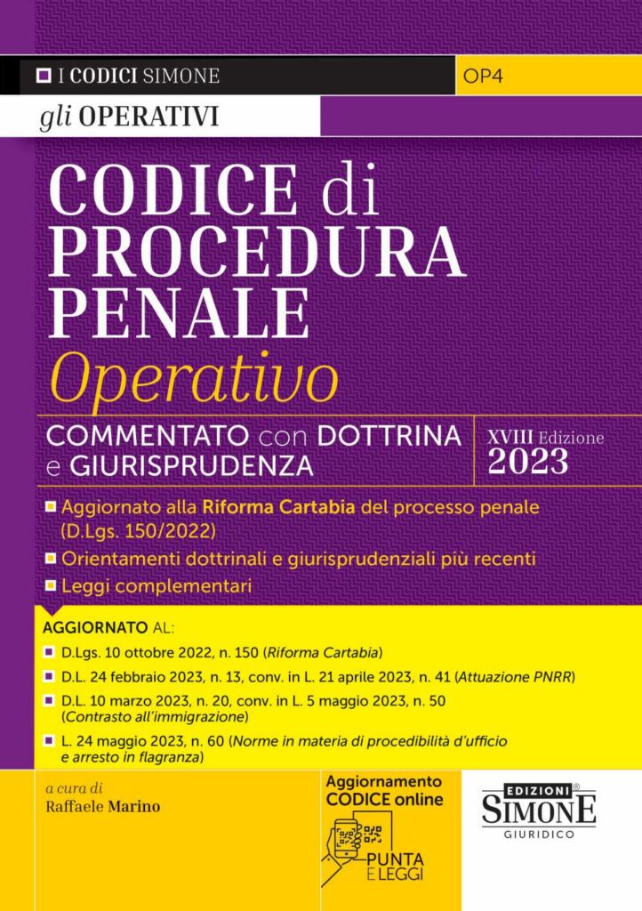 Codice di Procedura Penale Operativo 2023