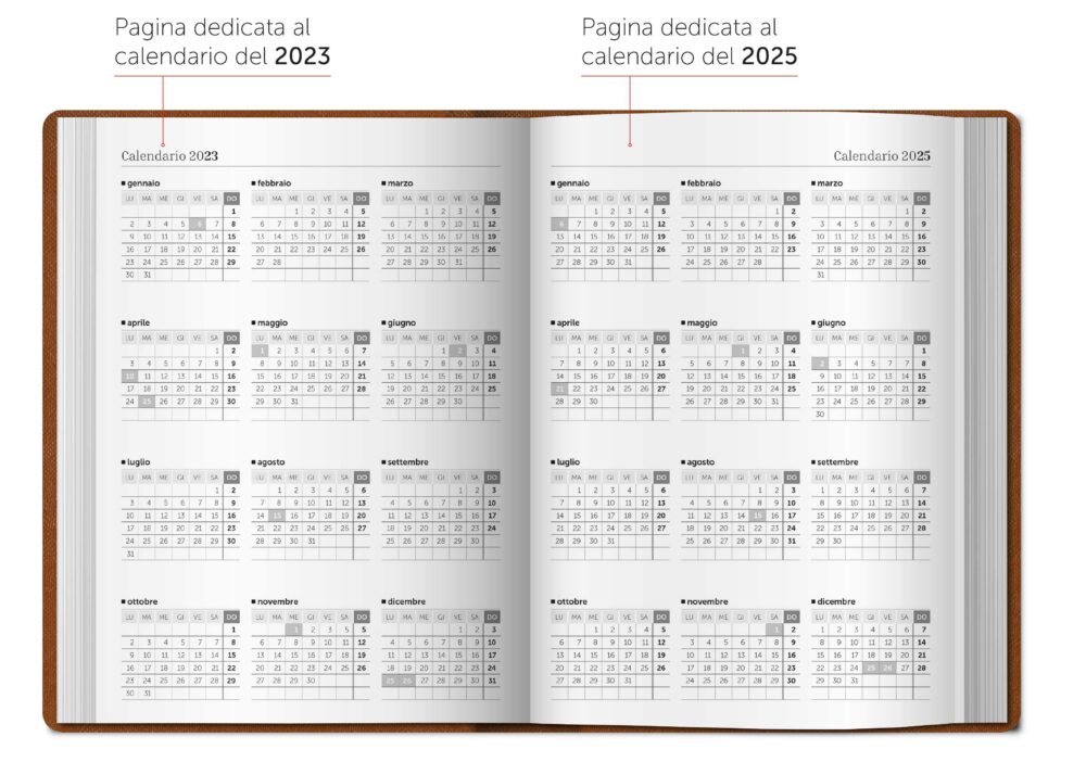Agenda Legale 2024 Cognac Brown - Law & Tradition