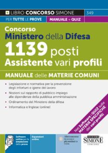 Concorso Ministero Della Difesa 1139 Posti Assistenti Vari Profili ...