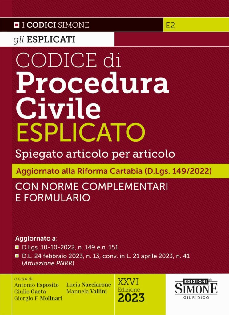 Codice di Procedura Civile Esplicato