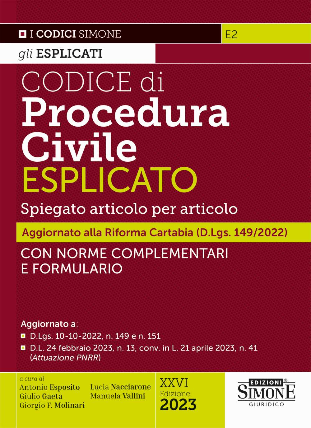Codice di Procedura Civile Esplicato - E2