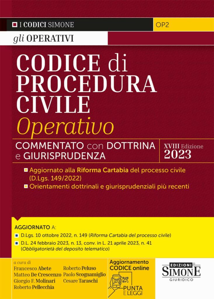 Codice di Procedura Civile Operativo