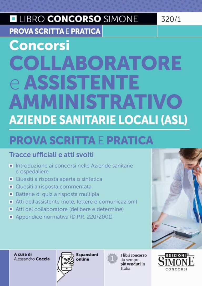 Manuale Concorsi ASL Per Collaboratore E Assistente Amministrativo ...