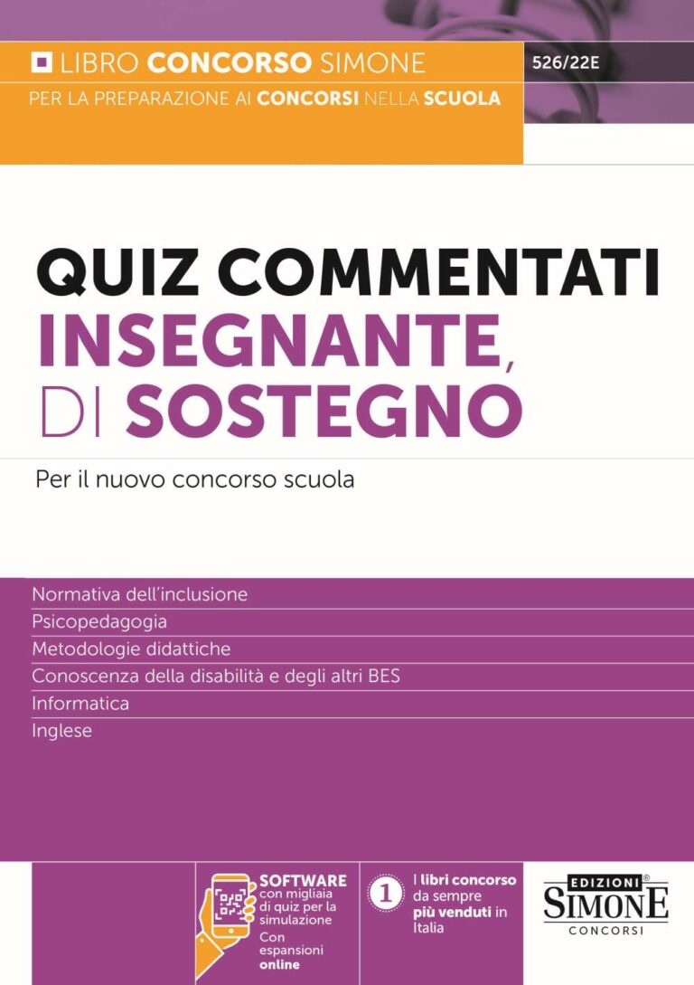 Manuali Concorso Straordinario TER 2023 - Edizioni Simone