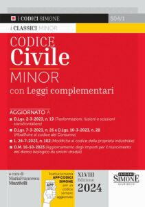 Codice Civile Minor 2024