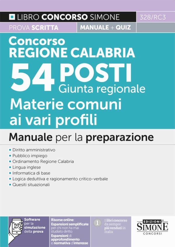 Manuale Concorso Regione Calabria