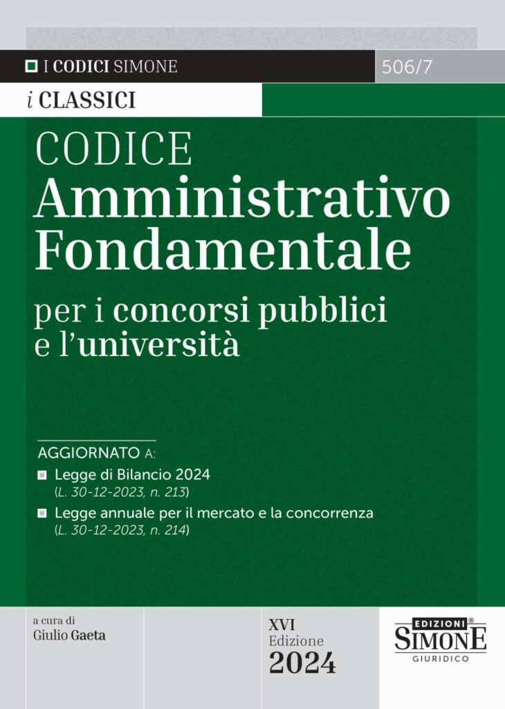 Codice Amministrativo Fondamentale - 506/7