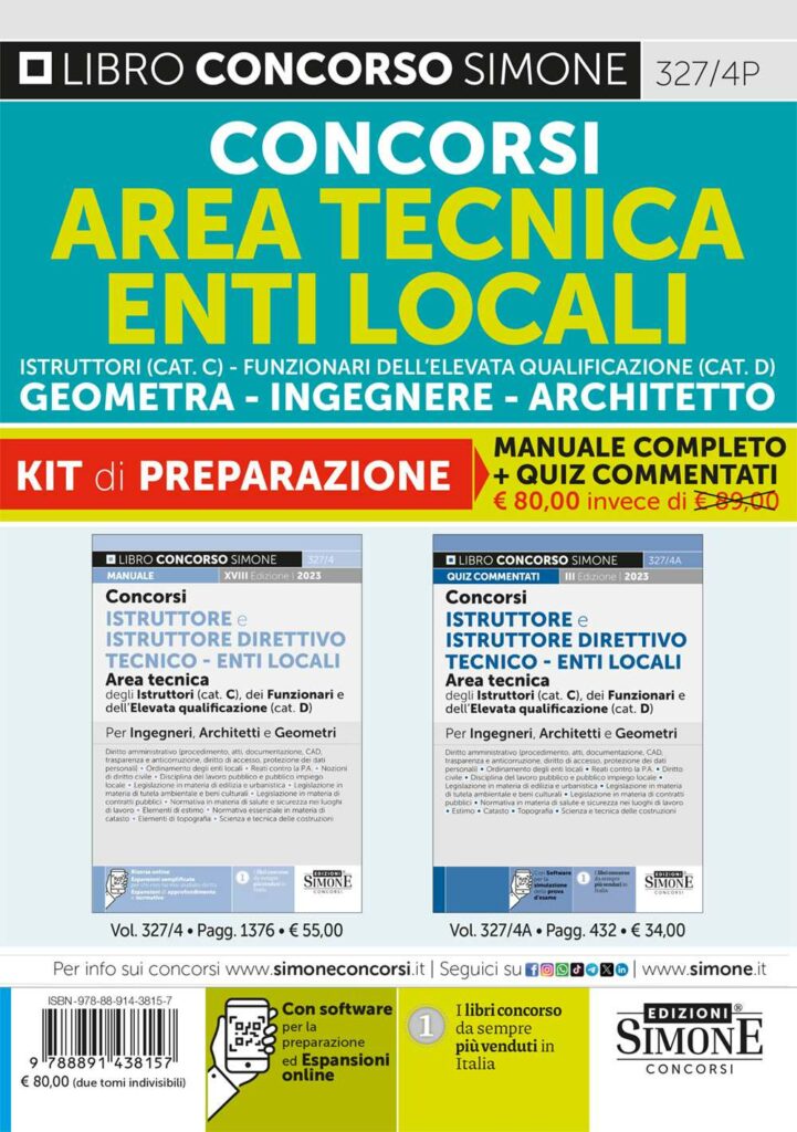 concorsi area tecnica enti locali