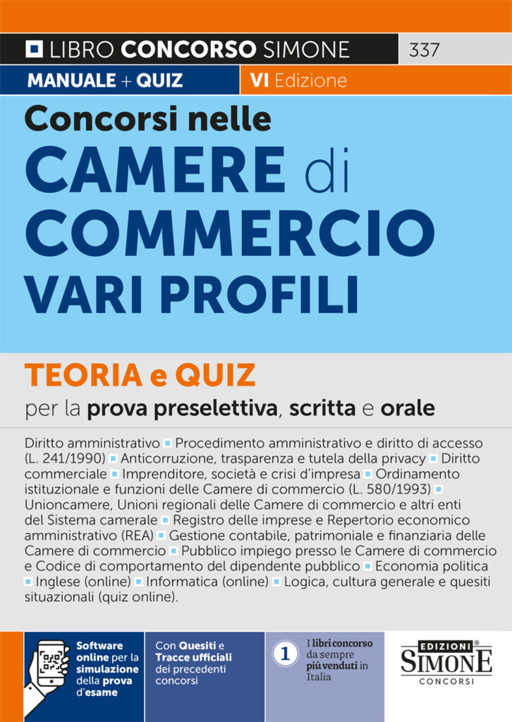 Concorsi nelle Camere di Commercio - Vari profili - 337