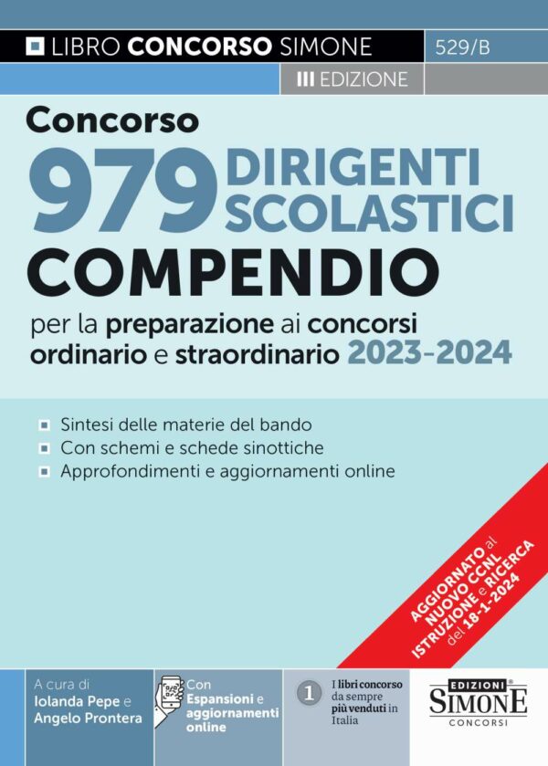Concorso 979 Dirigenti Scolastici - Compendio - 529/B