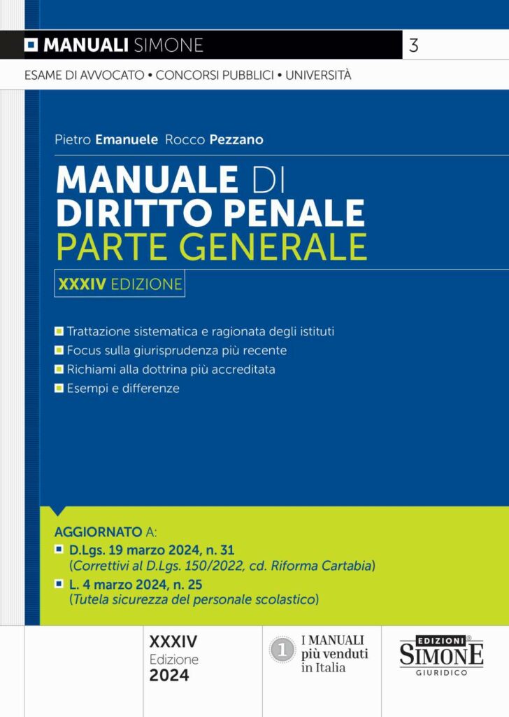 Manuale di Diritto Penale (Parte generale) - 3