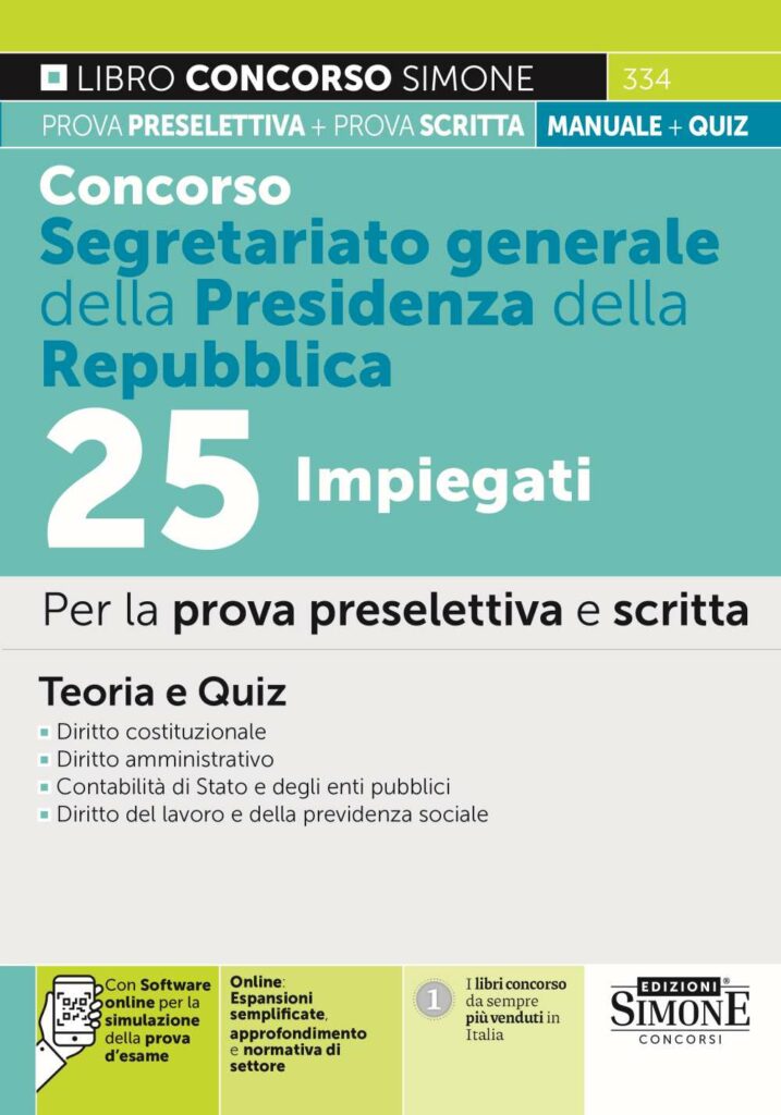 manuale Concorso Segretariato generale