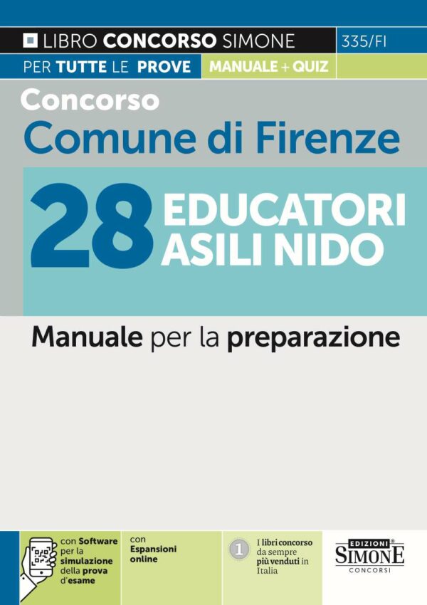 Concorso Comune di Firenze 28 Educatori Asili Nido - Manuale - 335/FI