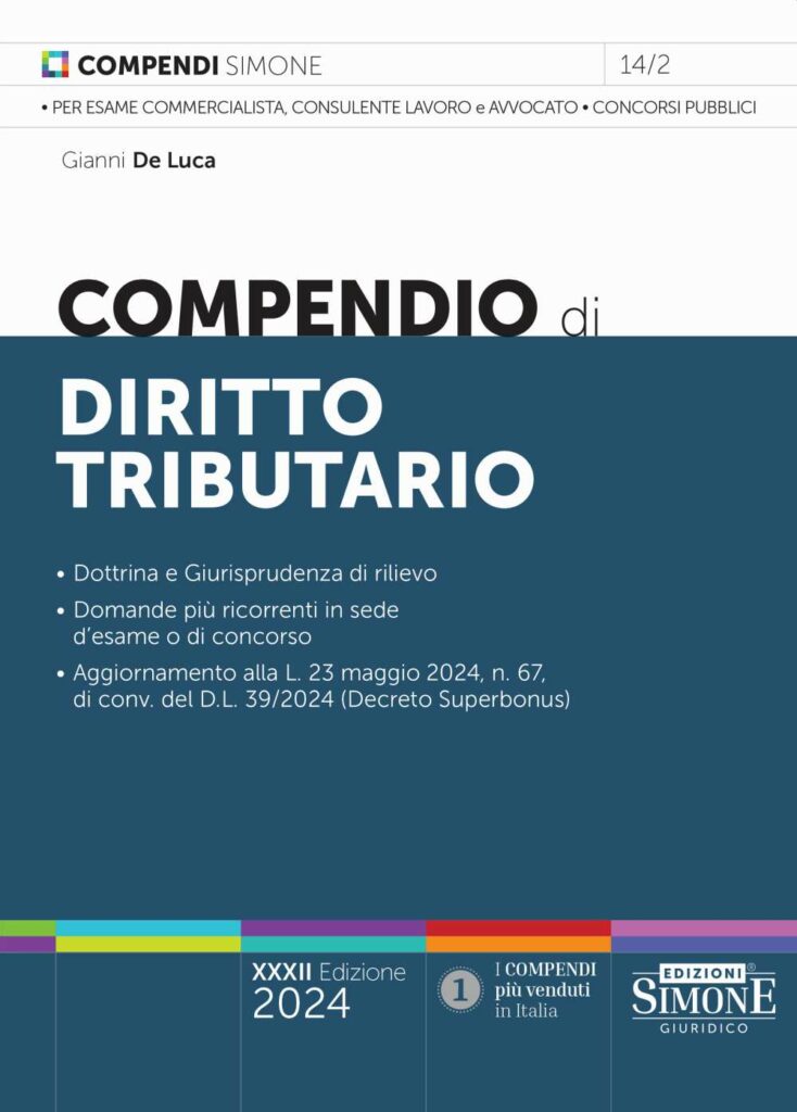 Compendio di Diritto Tributario - 14/2