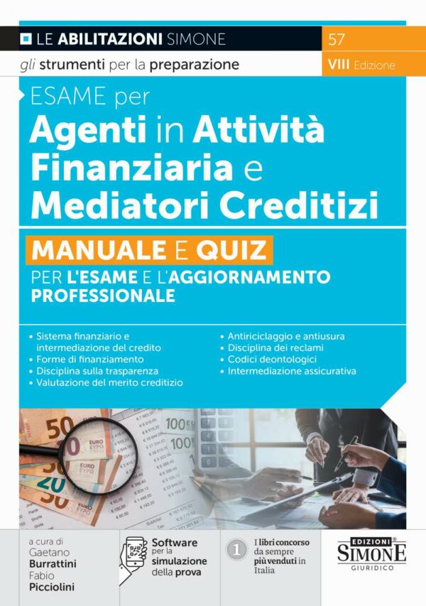 Esame per Agenti in Attività Finanziaria e Mediatori Creditizi - Manuale e Quiz - 57