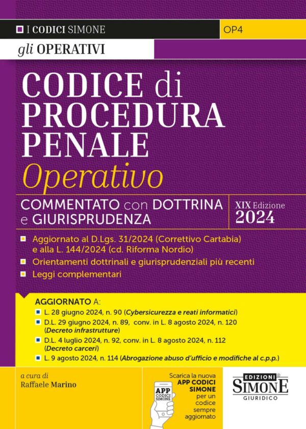 Codice di Procedura Penale Operativo - OP4