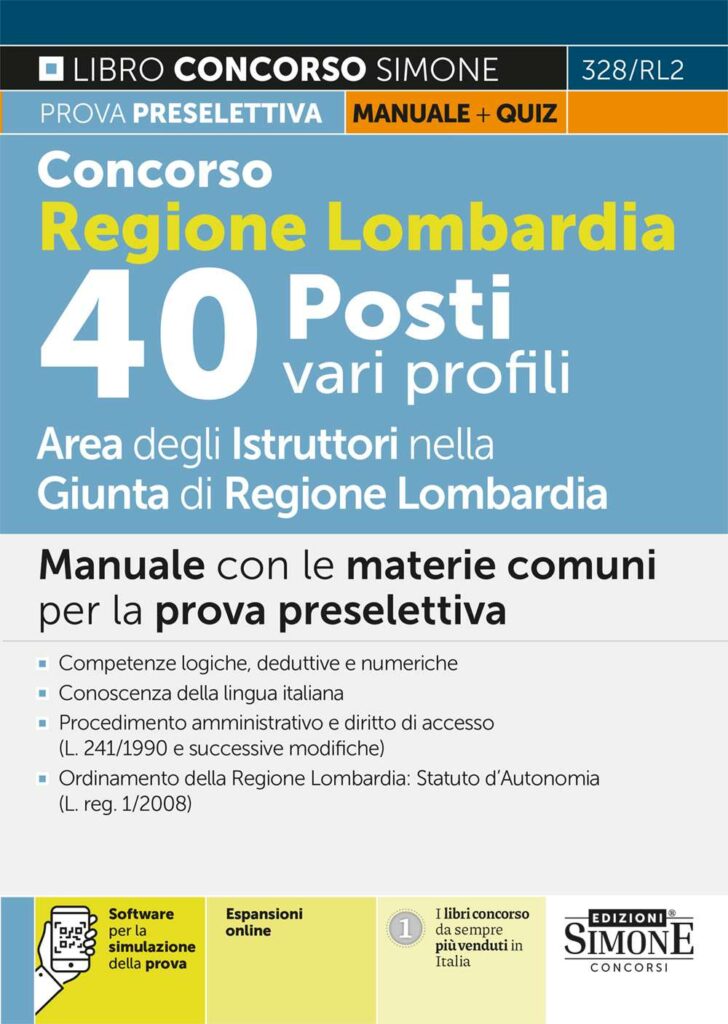 Manuale concorso regione lombardia