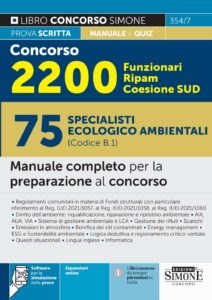 Concorso 2200 Funzionari Ripam Coesione SUD – 75 Specialisti ecologico ambientali (Codice B.1) - Manuale - 354/7