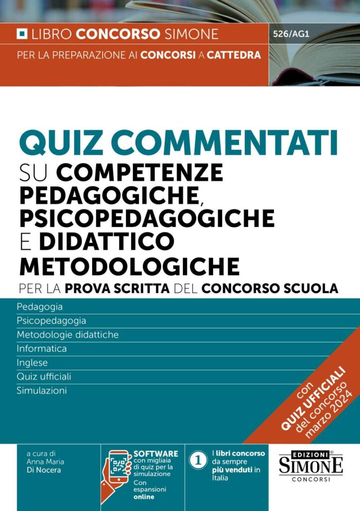 Quiz Commentati Per La Prova Scritta Del Concorso Scuola - Edizioni Simone