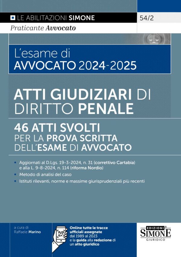 Atti Giudiziari svolti Diritto Penale